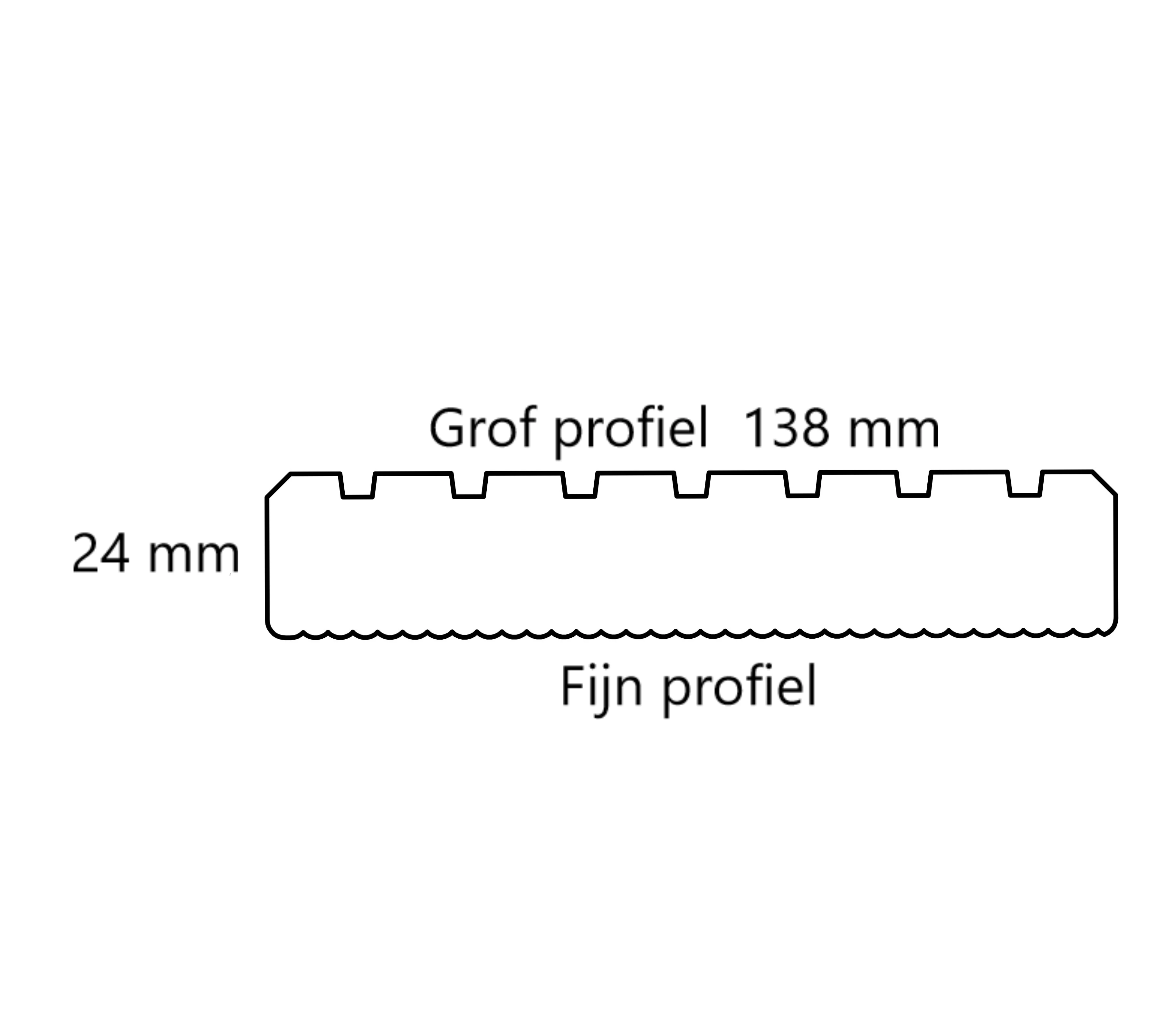 Douglas Vlonderplank 2.4 x 13.8 cm (24 x 138 mm) Kleurloos Geïmpregneerd - Lengte 300 cm - Afbeelding 5
